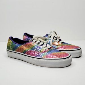 Vans Classic Rainbow Sequin Sneakers W9